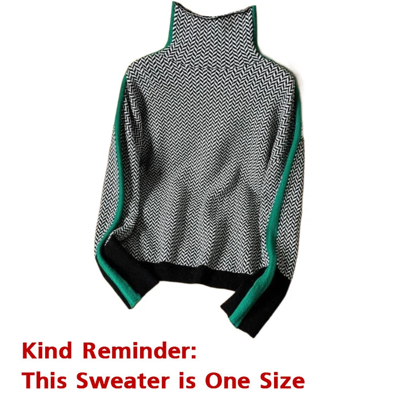 Knit Turtleneck Sweater