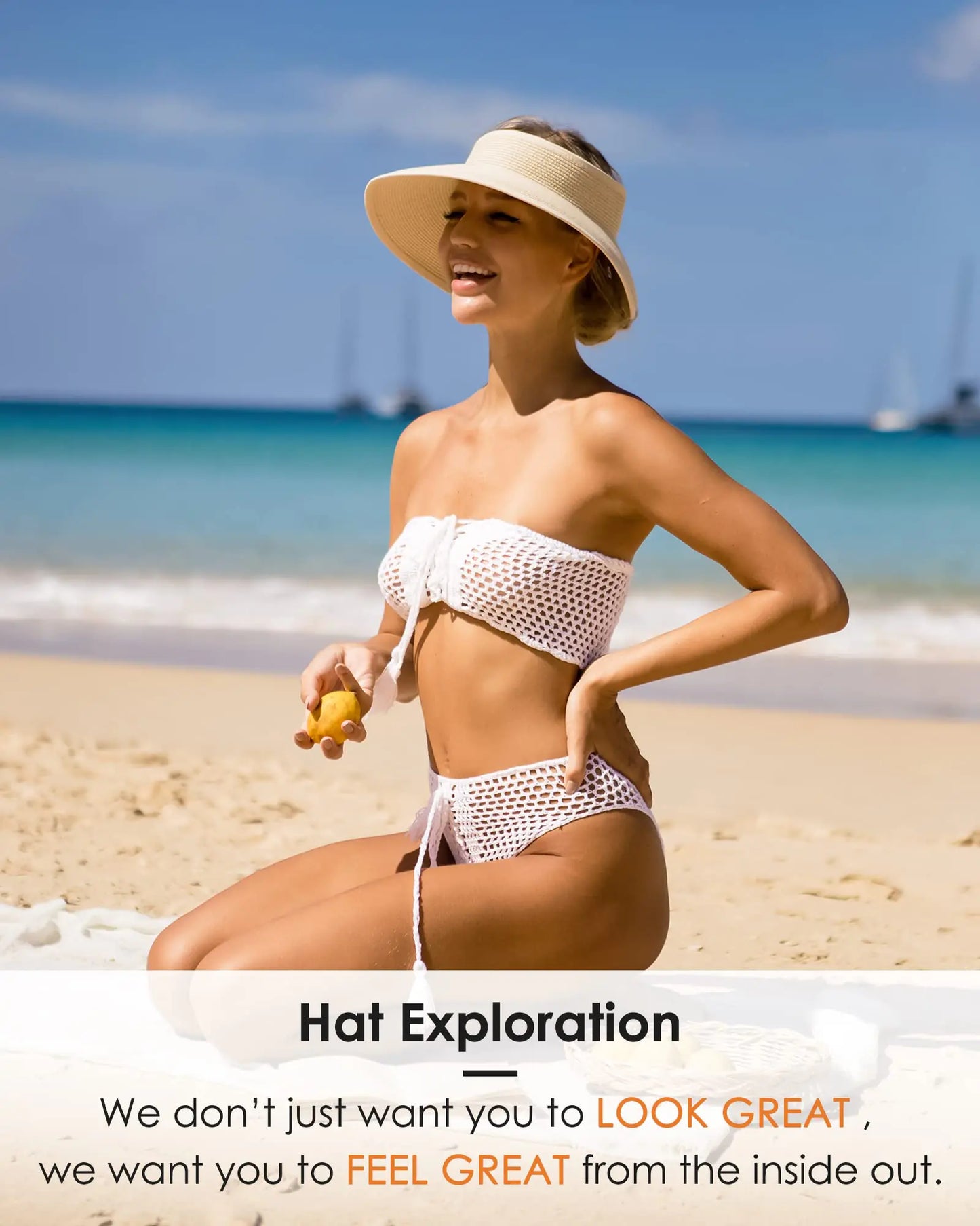 FURTALK Sun Visor Hats for Women