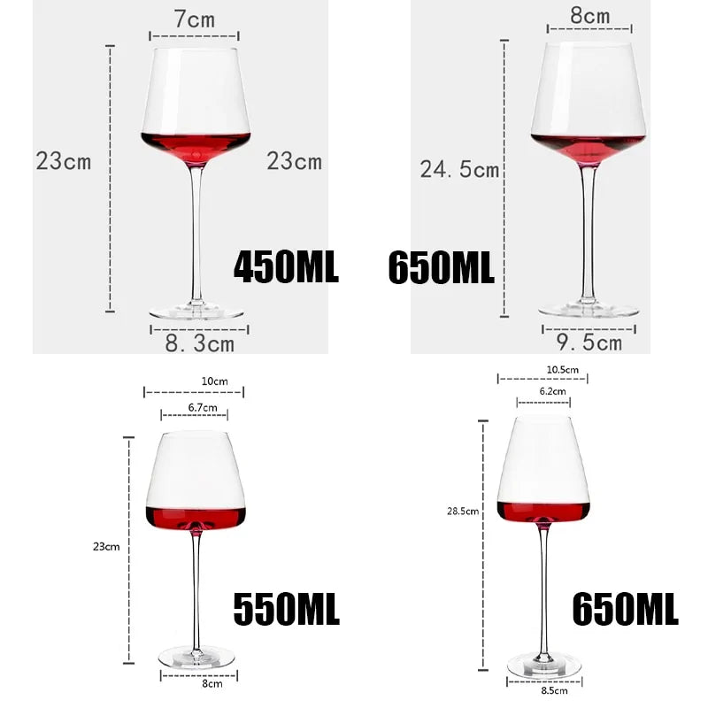 Goblet Red Wine Glasses