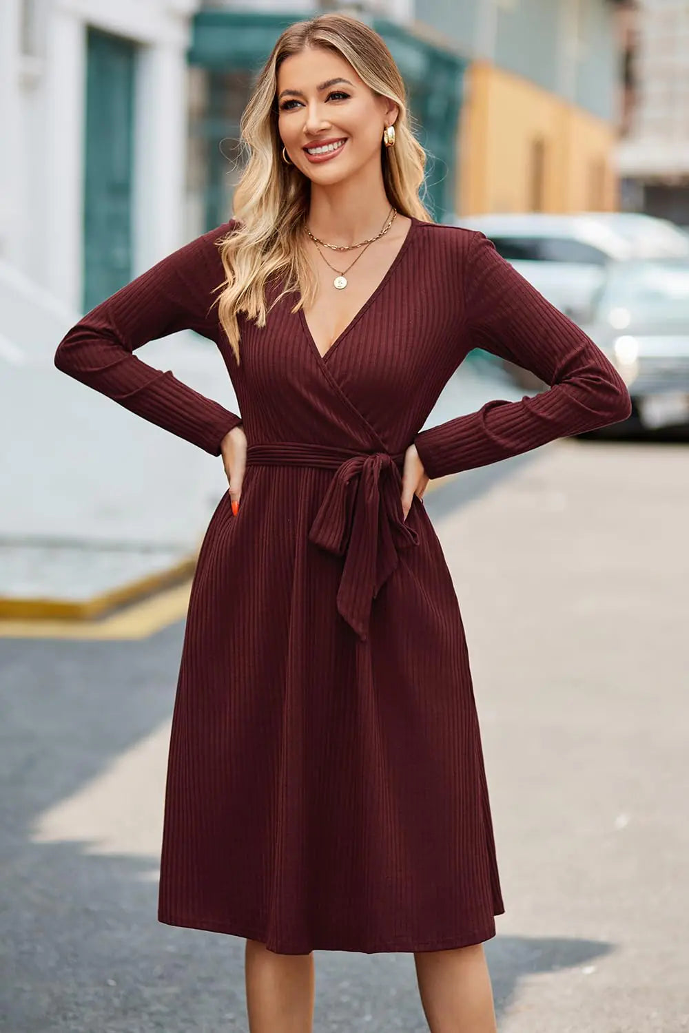 Newshows Women's Fall Sweater Dress