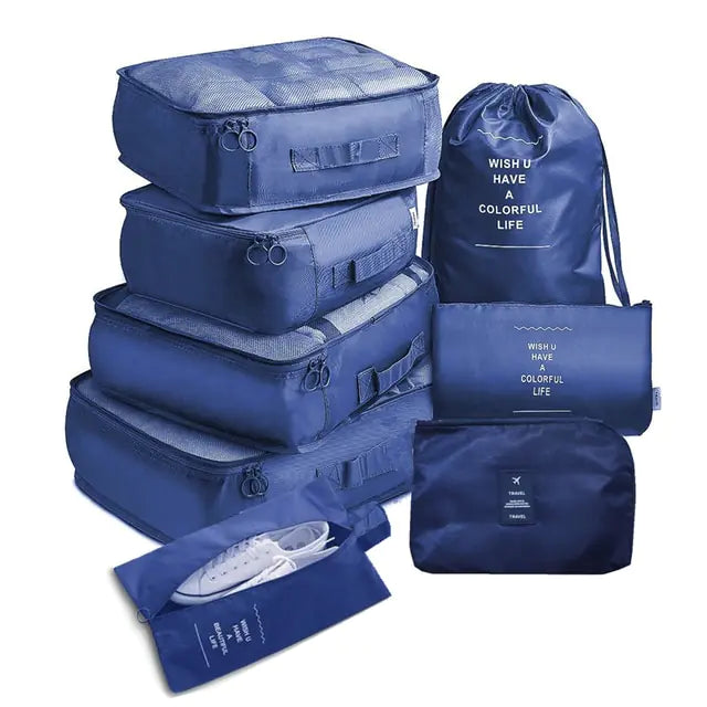 8pcs/Set Large Capacity Travel Organizer