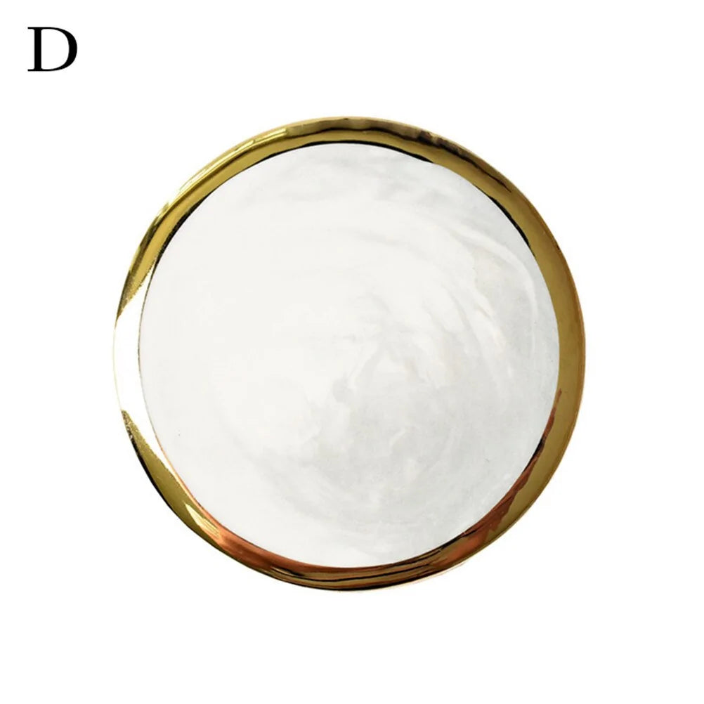 Gold Marble Ceramic Coaster