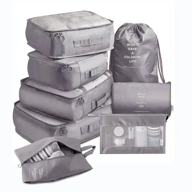 8pcs/Set Large Capacity Travel Organizer