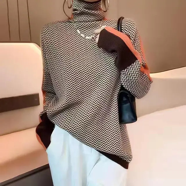 Knit Turtleneck Sweater