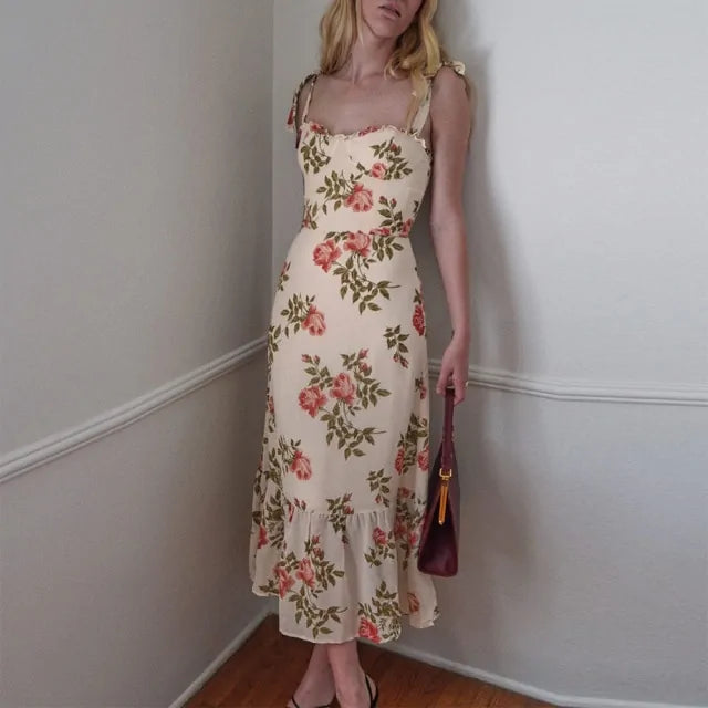 Vintage Floral Dress